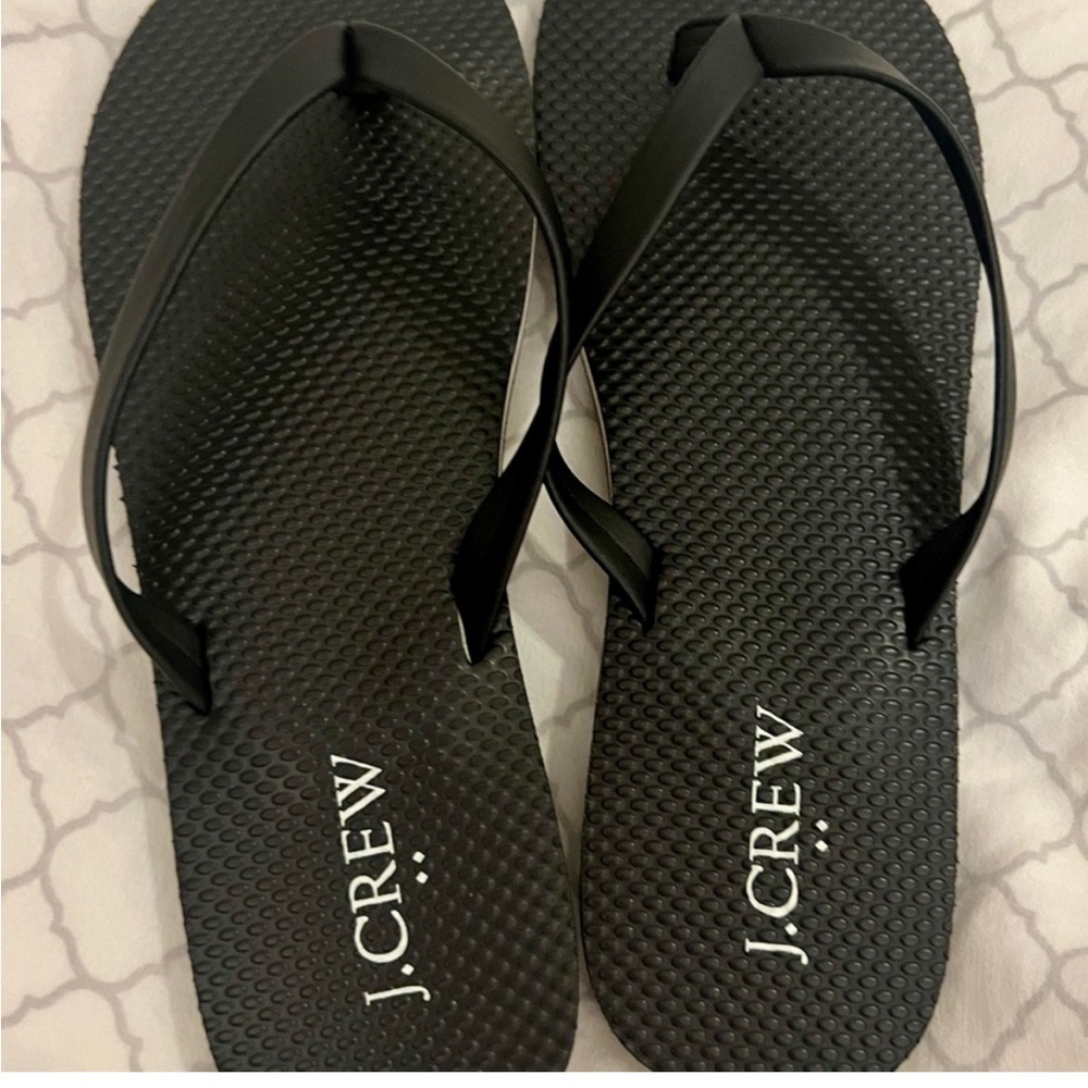 J.Crew Factory Striped Flip Flops